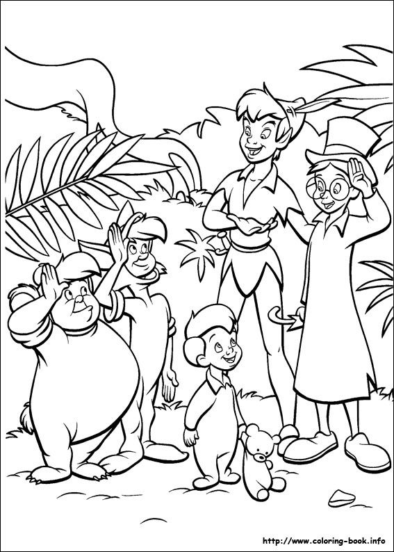 Peter Pan coloring picture